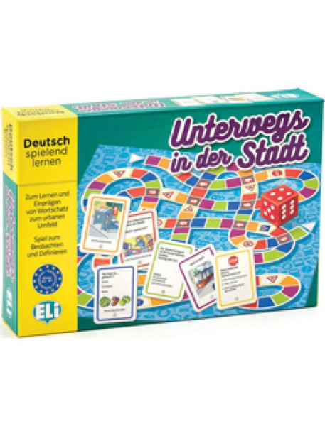 Unterwegs in der Stadt - Spielend Deutsch lernen (Társasjáték)