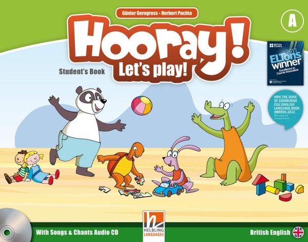 Hooray! Let's play! Level A Student's Book with Songs & Chants Audio CD
