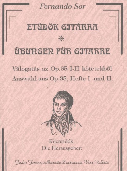 Fernando Sor: Etüdök op. 35 gitárra