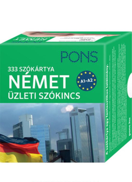 PONS 333 szókártya német üzleti szókincs A1-A2
