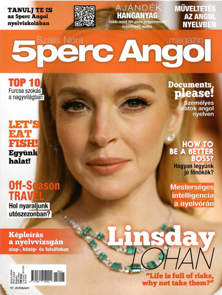 5 Perc Angol Magazin 2025 Július