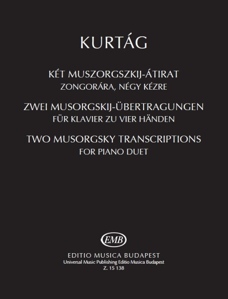 Kurtág György: Két Muszorgszkij-átirat zongorára, négy kézre