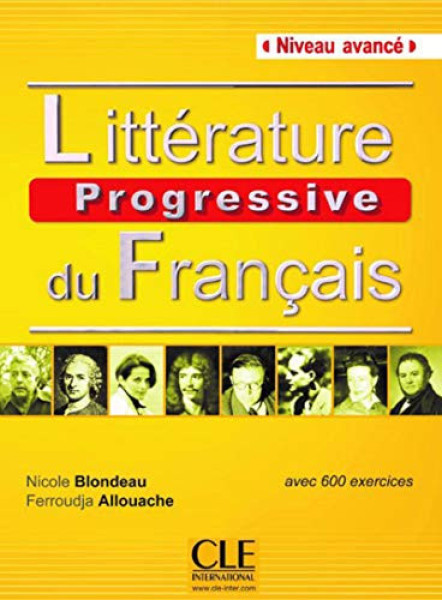 Littérature progressive du français - Niveau avancé - Livre - Livre