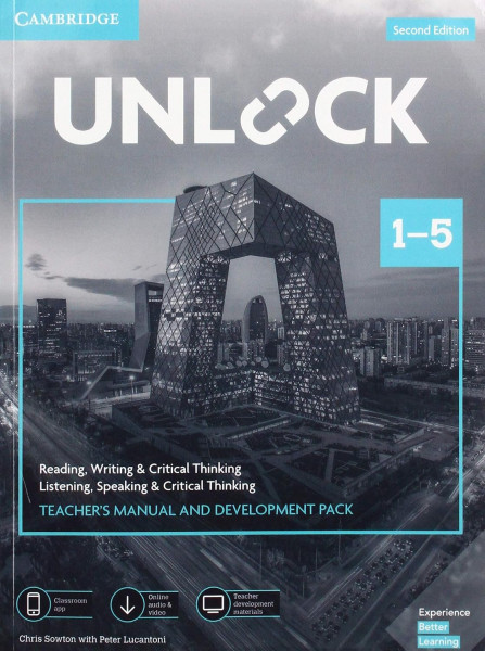 Unlock 1 - 5 (All Levels) Teacher's Manual & Development Pack with Downloadable Audio, Video & Worksheets