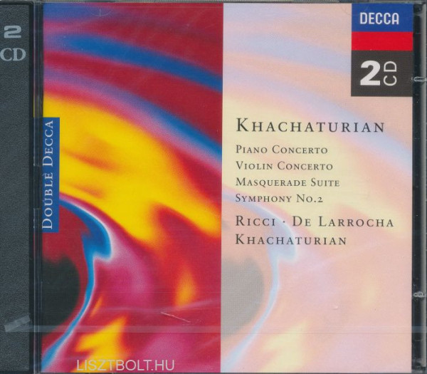 Aram Khachaturian: Concerto for Piano, Concerto for Violin, Masquerade, Symphony No. 2 "The Bell" - 2 CD