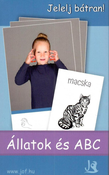 Jelelj Bátran! - Jelnyelvi oktatókártya – Állatok és ABC
