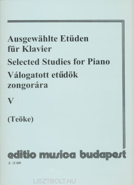 Teöke Marianne: Válogatott etűdök 5.