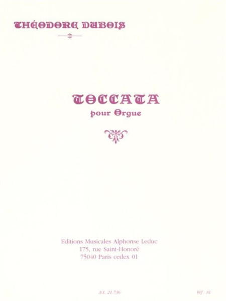 Théodore Dubois: Toccata - orgonára