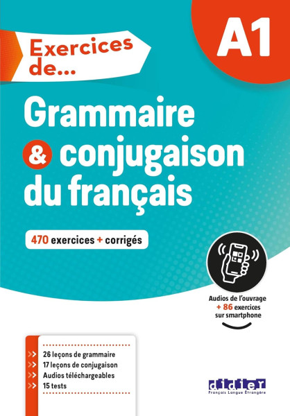 Exercices de Grammaire et conjugaison A1 - Livre