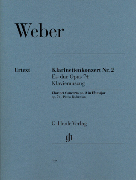 Carl Maria von Weber: Concerto for Clarinet No. 2   Es-dur Opus 74 zongorakísérettel