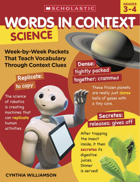 Words in Context: Science - Grades 3-4