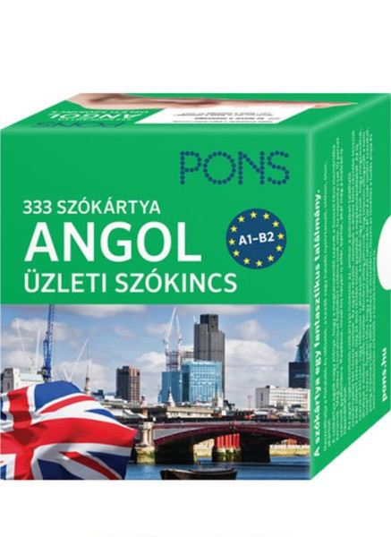 PONS 333 szókártya angol üzleti szókincs A1-B2