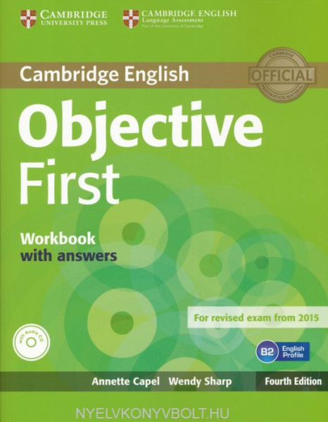 Objective First Workbook with answers & Audio CD Fourth Edition