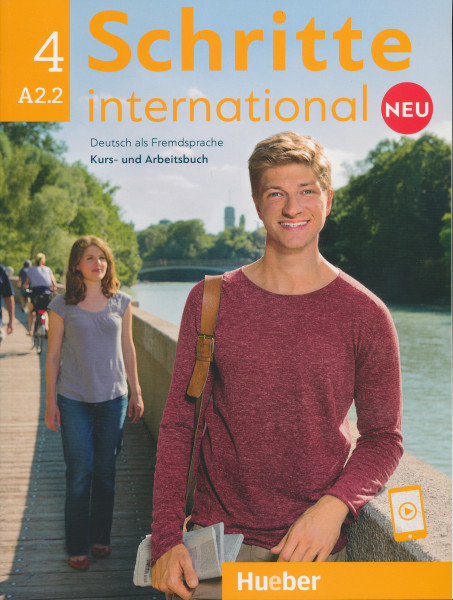 Schritte international Neu 4 A2.2 Kursbuch und Arbeitsbuch mit Audios online