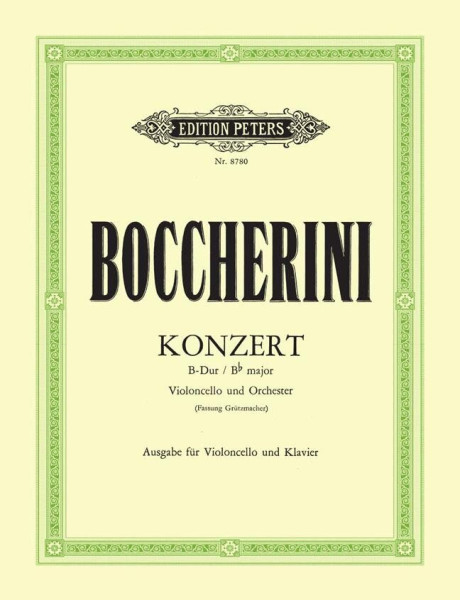Luigi Boccherini: Konzert B-dúr - cselló+zongora