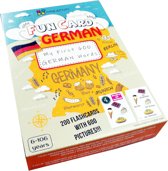 Fun Card: My First 600 German Words