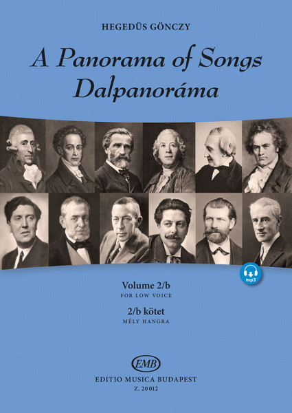 Dalpanoráma - Négy évszázad könnyű dalai mély hangra 2/b