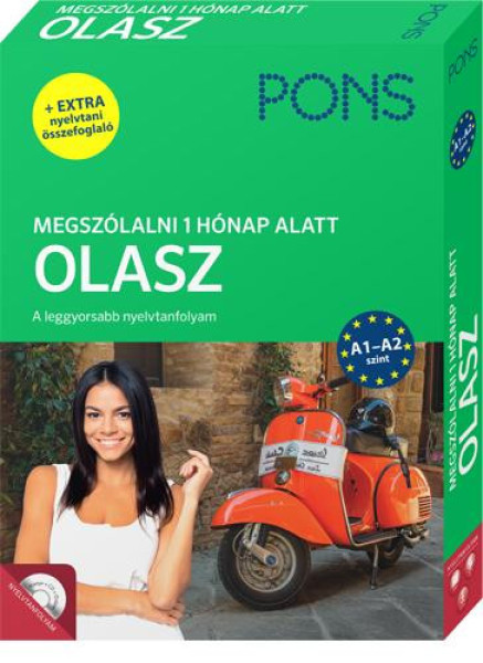 PONS Megszólalni 1 Hónap Alatt Olasz - Új Kiadás (online letölthető hanganyag + extra nyelvtani összefoglaló)