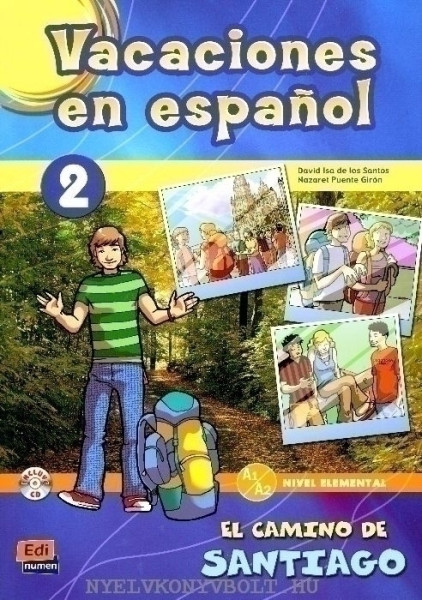 Vacaciones en Espanol 2 nivel elemental A1/A2 Libro incluye CD