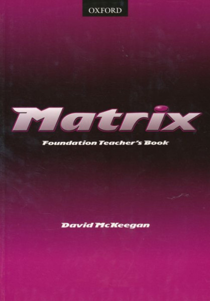Matrix Foundation Teacher's Book