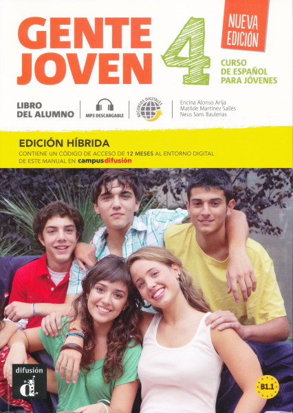 Gente joven 4 Nueva edición Libro del alumno híbrida