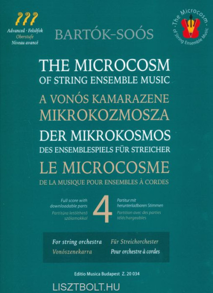 Bartók-Soós: A vonós kamarazene mikrokozmosza 4. - Vonószenekarra
