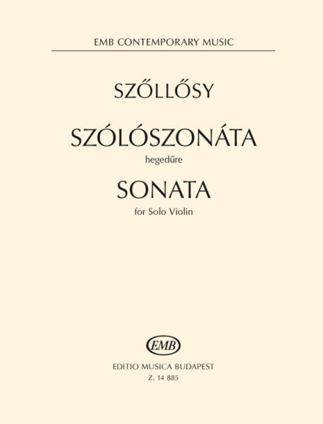 Szőllősy András: Szólószonáta hegedűre