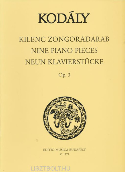 Kodály Zoltán: Kilenc zongoradarab