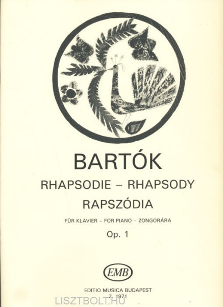 Bartók Béla: Rapszódia zongorára