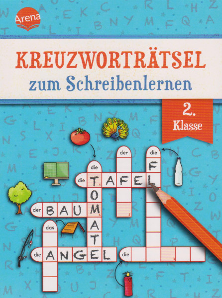 Kreuzworträtsel zum Schreibenlernen 2. Klasse