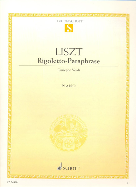 Liszt Ferenc: Rigoletto-Paraphrase - zongora