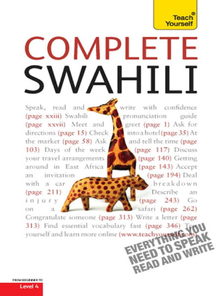Teach Yourself - Complete Swahili  from Beginner to Intermediate Book & Audio Online