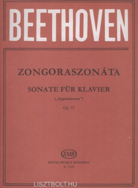 Ludwig van Beethoven: Zongoraszonáta Op.57 f-moll "Appassionata"