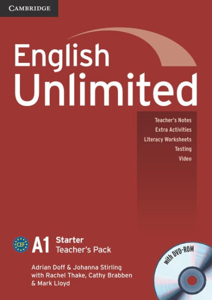 English Unlimited A1 Starter Teacher's Book Pack with DVD-ROM