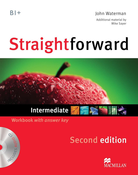 Straightforward 2nd Edition Intermediate Workbook with answer key + Audio CD
