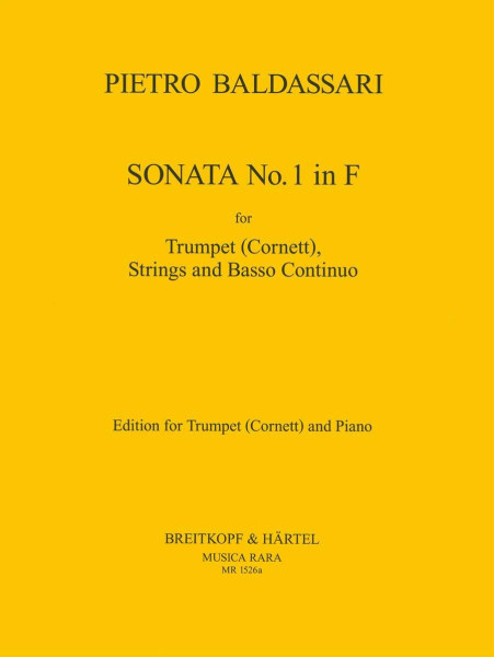 Pietro Baldassari: Sonata No. 1 - trombitára, zongorakísérettel