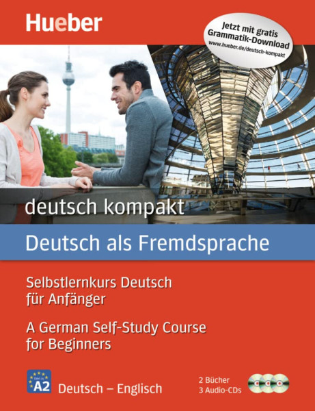 Deutsch kompakt DAF A2 - Selbstlernkurs Deutsch für Anfänger English-Deutsch - Bücher mit Audio CDs (3)