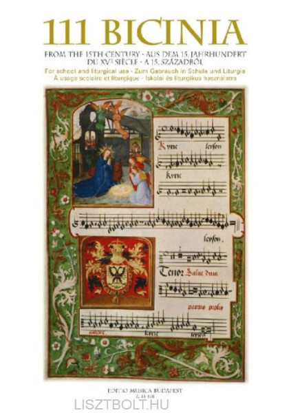 111 Bicinia a XV. századból iskolai és liturgikus használatra