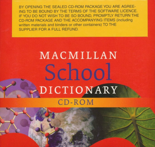 Macmillan School Dictionary CD-ROM