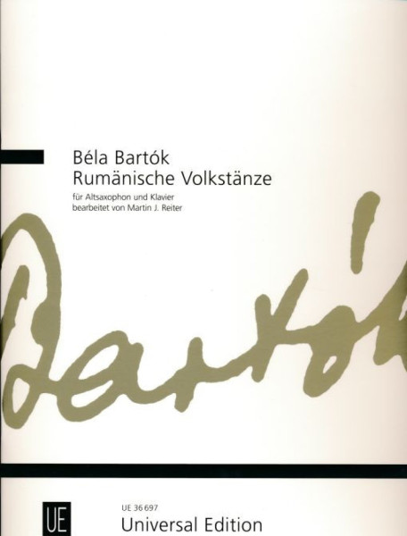 Bartók Béla: Rumänische Volkstänze - alt szaxofonra, zongorakísérettel