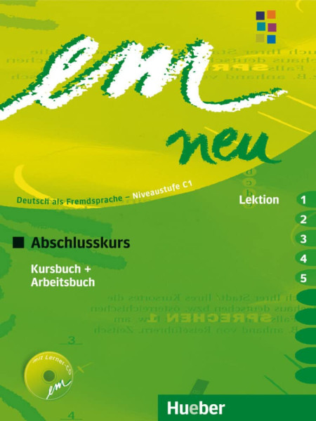 Em neu 2008 Abschlusskurs 1-5 Kursbuch + Arbeitsbuch + CD