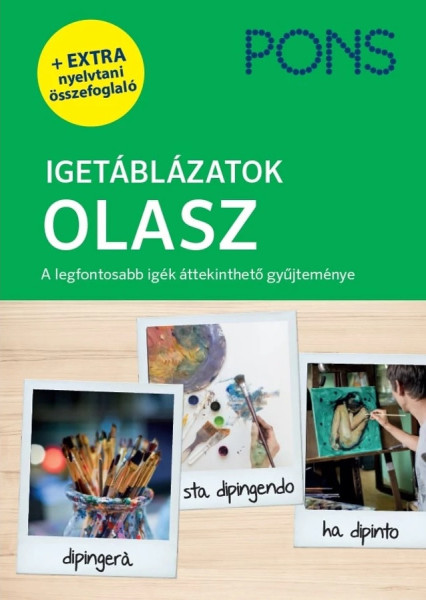 PONS Igetáblázatok Olasz  Új (+extra nyelvtani összefoglaló)
