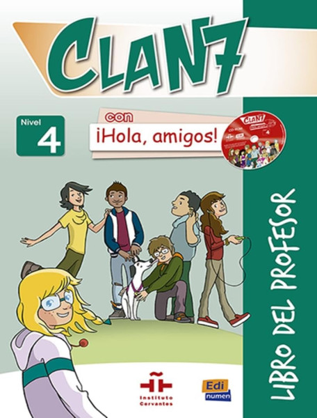 Clan 7 con Hola, amigos! 4 - Libro del profesor