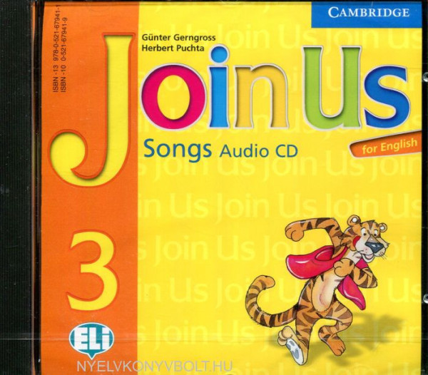 Join Us for English 3 Songs Audio CD