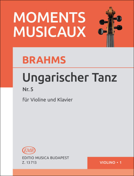 Johannes Brahms: Ungarischer Tanz Nr. 5 - hegedűre, zongorakísérettel
