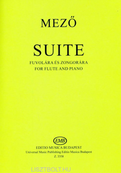Mező Imre: Suite - fuvolára, zongorakísérettel