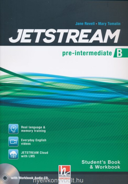 Jetstream Pre-Intermediate Student's Book & Workbook with Workbook Audio CD + e-zone - Combo split version B Unit 7-12