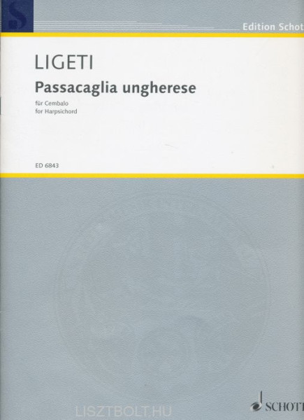 Ligeti György: Passacaglia ungherese (csembalóra)
