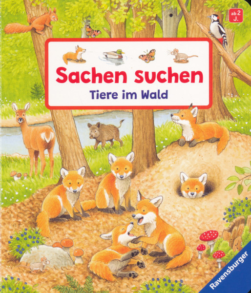 Sachen suchen: Tiere im Wald