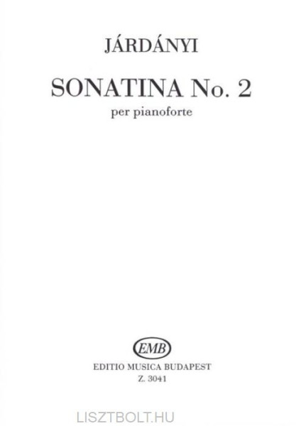 Járdányi Pál: Szonatina 2. zongorára